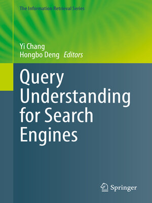 cover image of Query Understanding for Search Engines